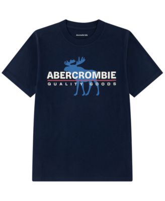 Детская футболка abercrombie kids с коротким рукавом для мальчиков 5-16