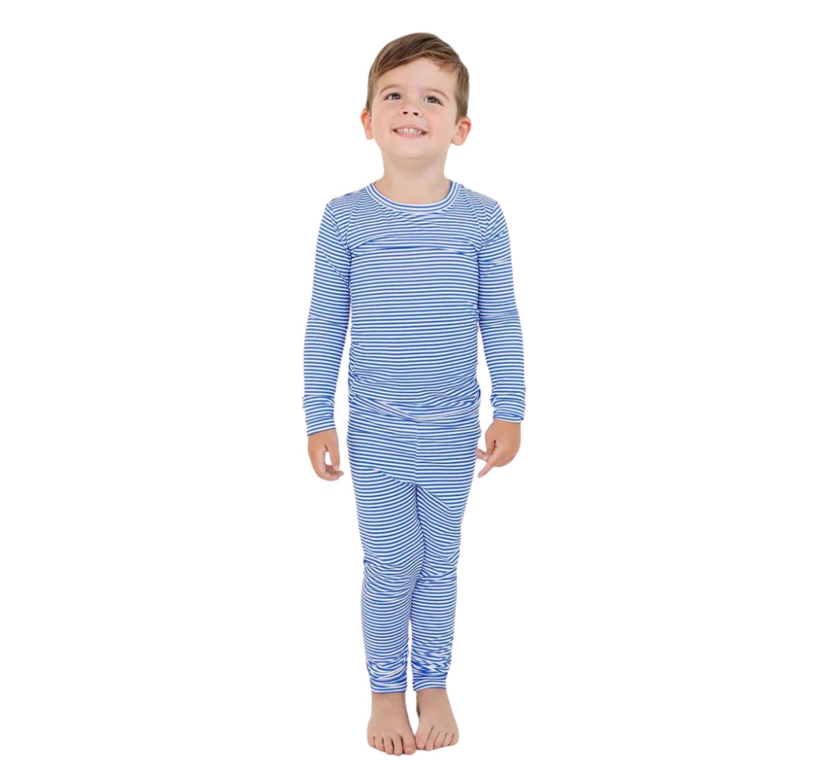 Motette Детский Baby Boys Cobalt Stripe Pajama Set