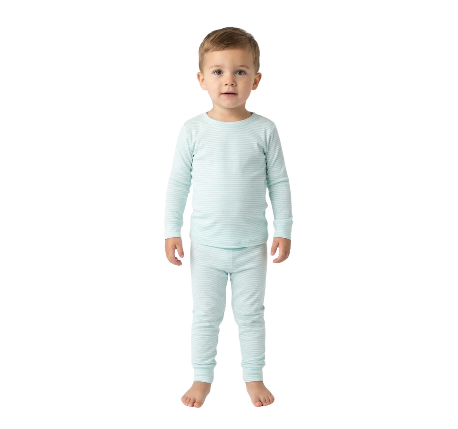 Motette Baby Boys Cloud Stripe Pajama Set