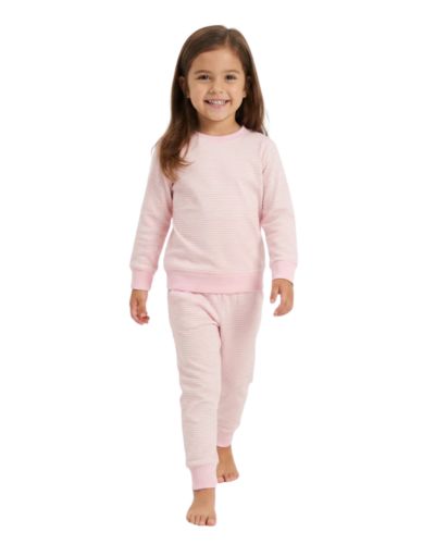 Motette бесшовный хлопковый спортивный костюм Peony Stripe для девочек