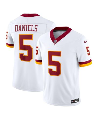 Мужская джерси Nike Jayden Daniels White Washington Commanders Super Bowl Era Vapor F.U.S.E. Limited