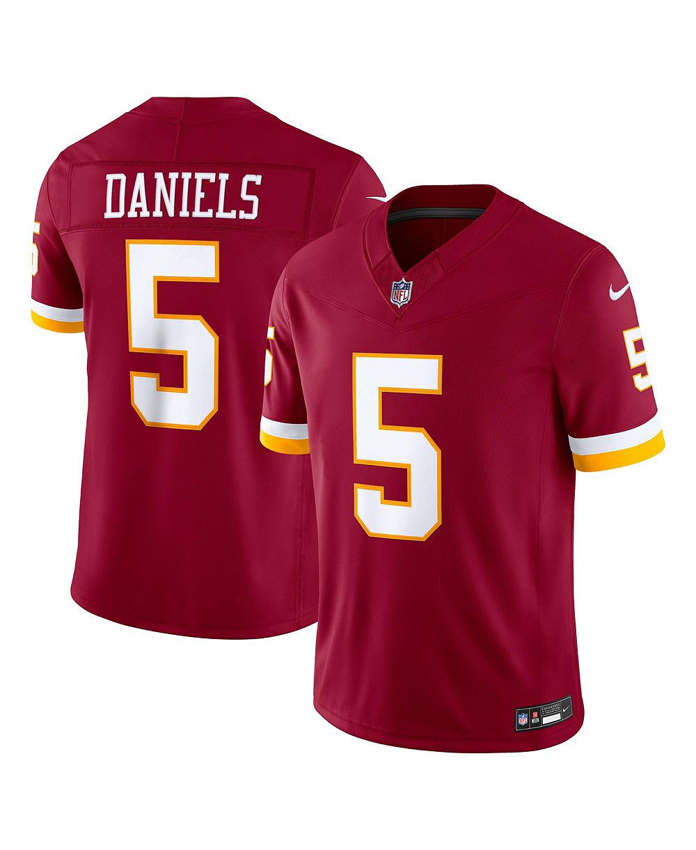 Nike Мужская джерси Washington Commanders Jayden Daniels, бордовая