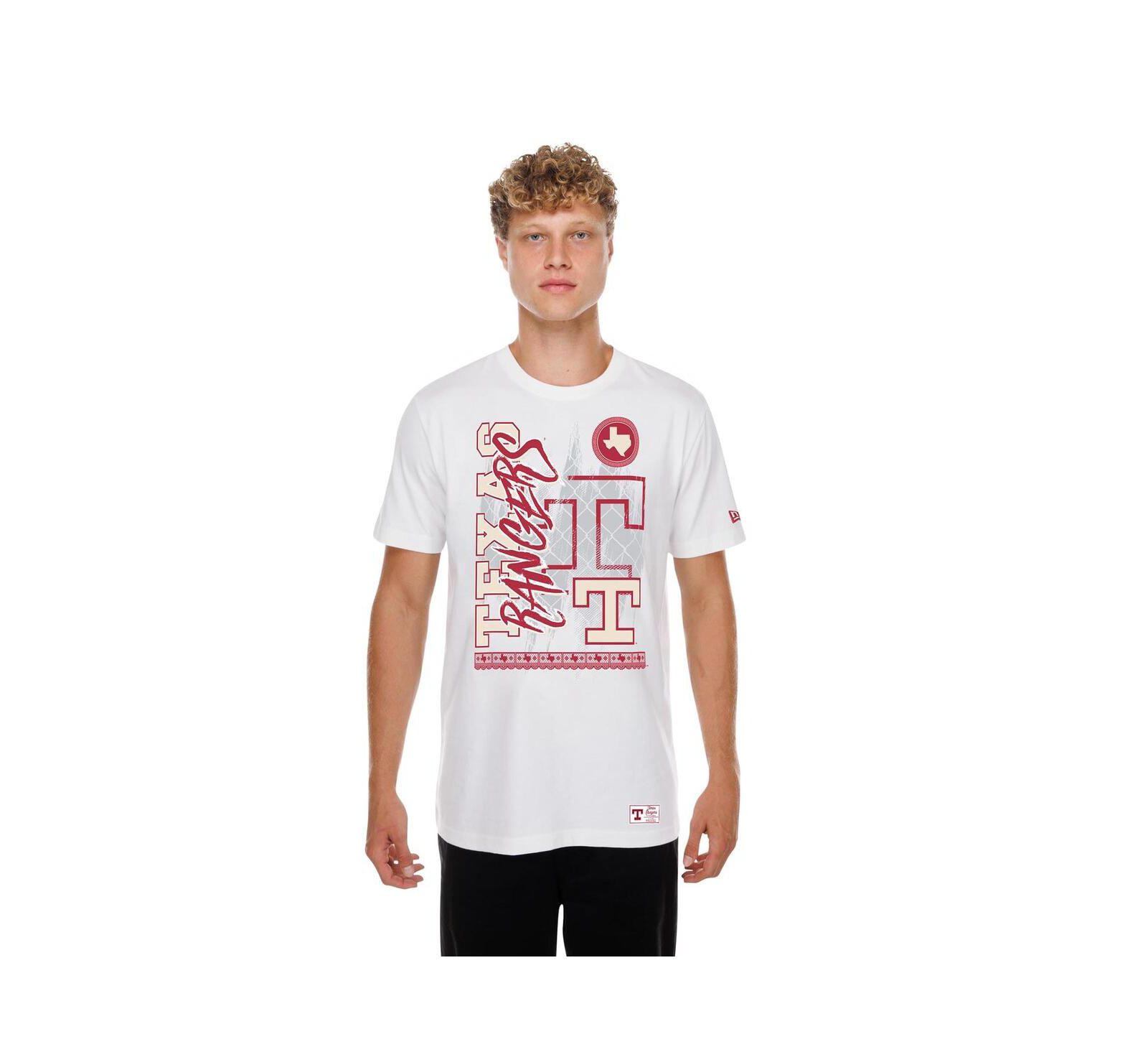 Мужская футболка New Era White Texas Rangers 2026 City Connect