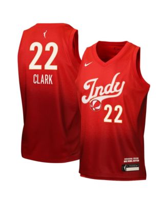 Nike Джерси Caitlin Clark Indiana Fever Victory Rebel Edition Red для мальчиков и девочек