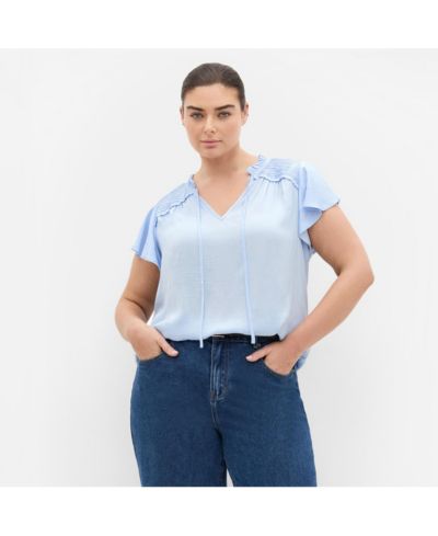CITY CHIC Women's Drama Queen Short Sleeve Shirt