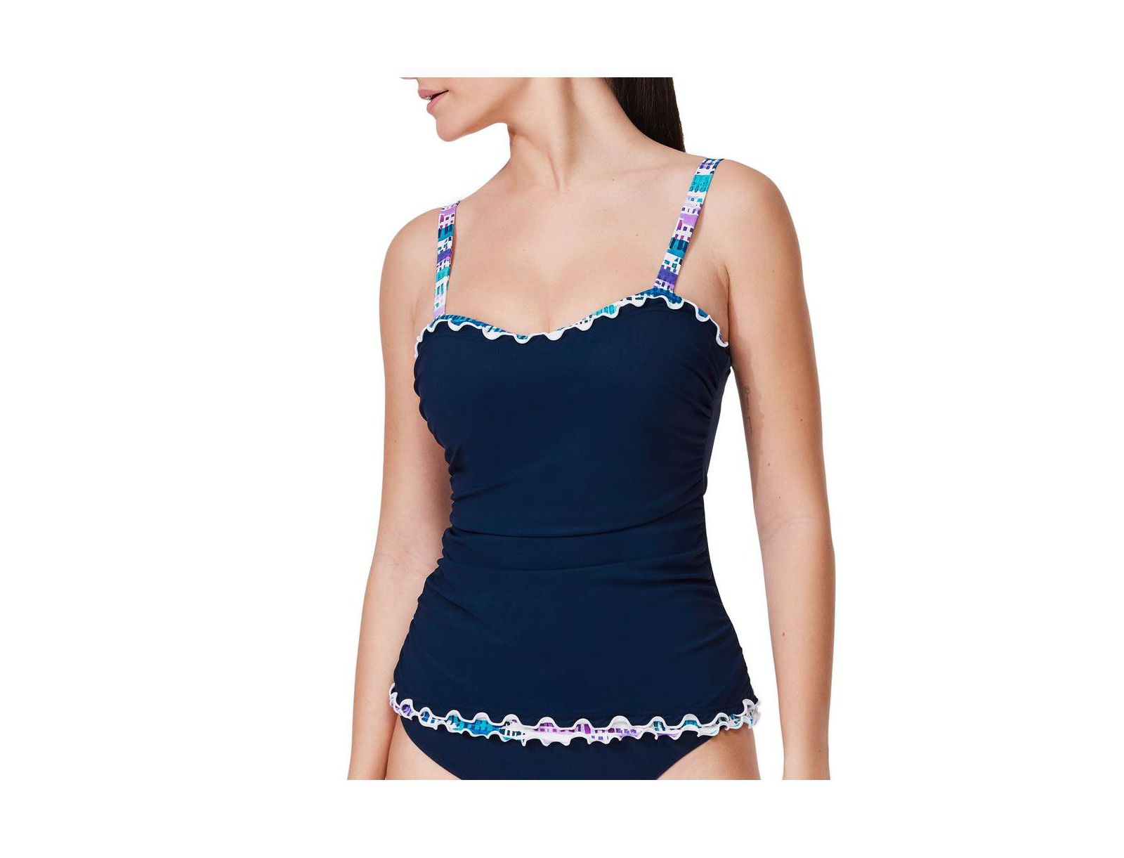 Gottex Women's Canva Tricolore D-Cup Tankini Top