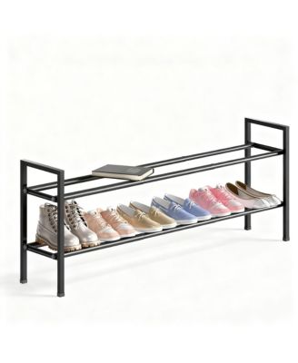 YIGII Metal Expandable Shoe Rack Adjustable
