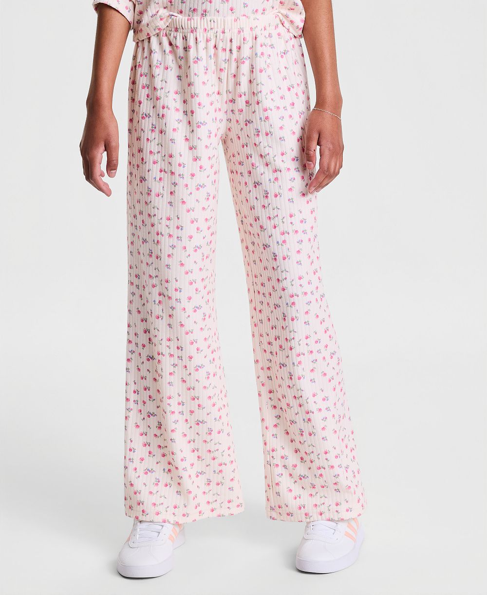 Брюки With Jules Girls' 7-16 Printed Lightweight Ribbed