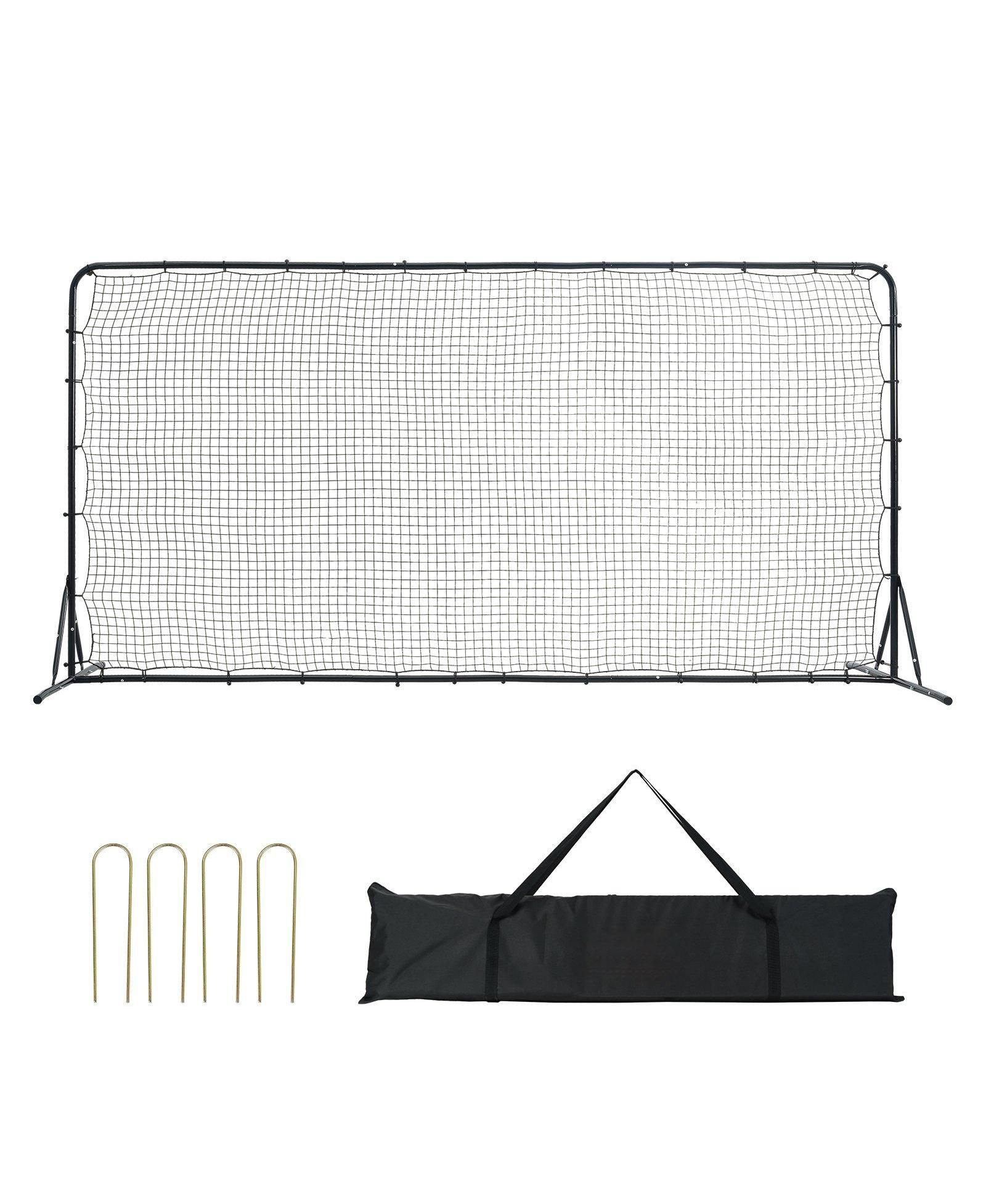 Mecale 12 x 6 Ft Soccer Rebounder Net with Carry Bag