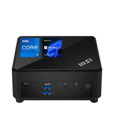 Настольный компьютер MSI Cubi 5 Mini Intel Core i7 32GB RAM 2TB SSD Windows 11 Pro Black