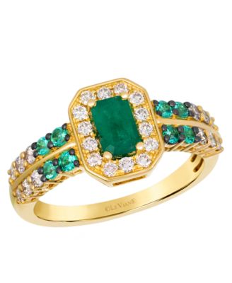 Le Vian Costa Smeralda Emeralds™ emerald cut (3/8 ct. t.w.) Ring in 14k Honey Gold