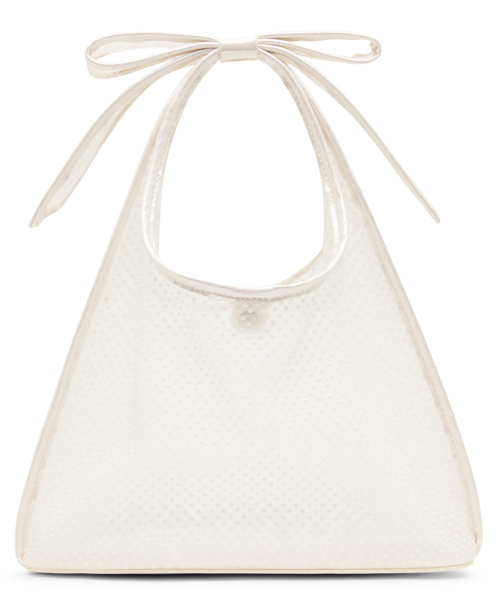 Betsey Johnson Bow Small Mesh Tote Handbag