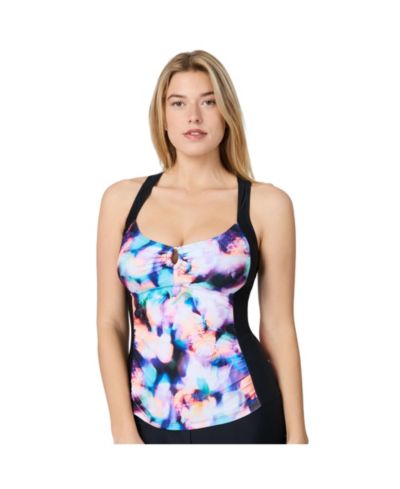 Женский топ Free Country Shirred Front Tankini
