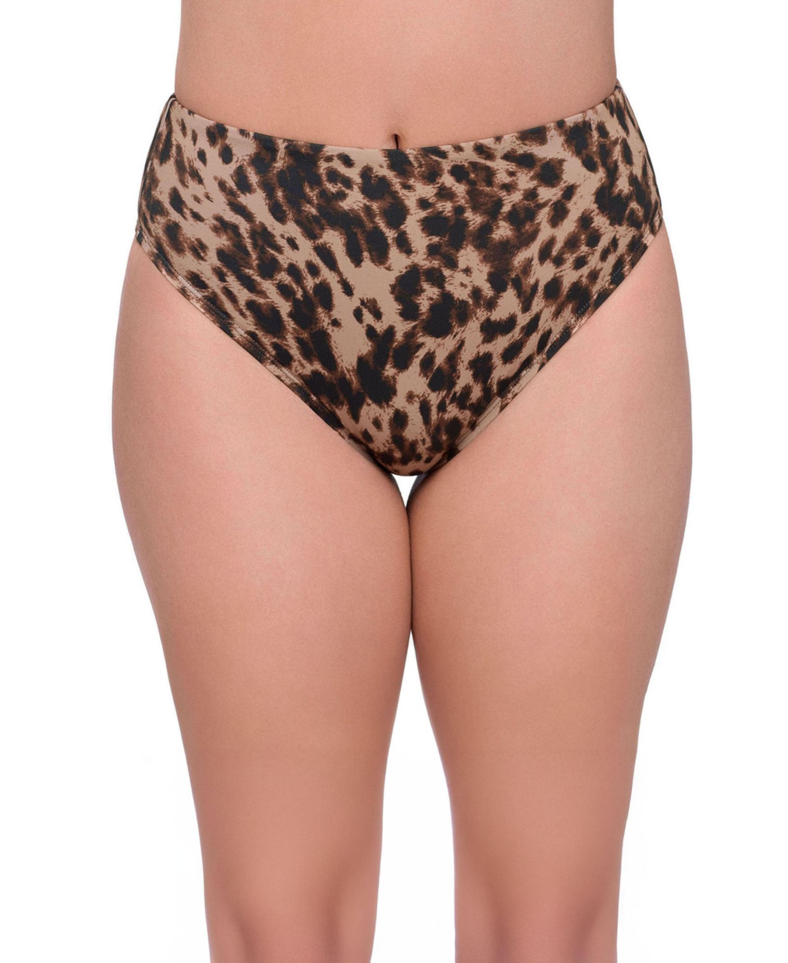 S3 Apparel Women's Smoothing and Sculpting High Leg High Rise Swimsuit Bikini Bottoms