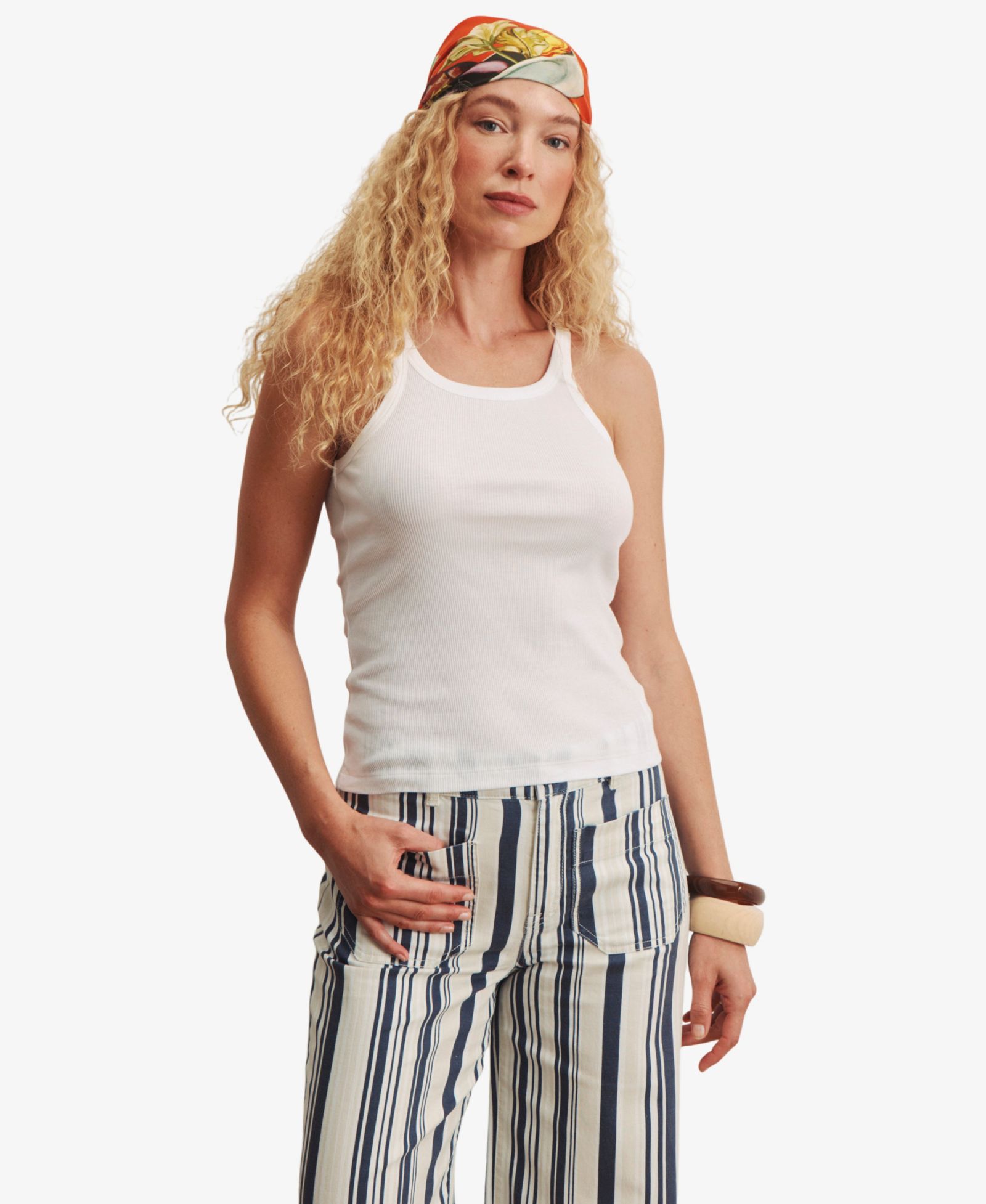 Женский топ Sanctuary Sprinter Rib Scoop Neck