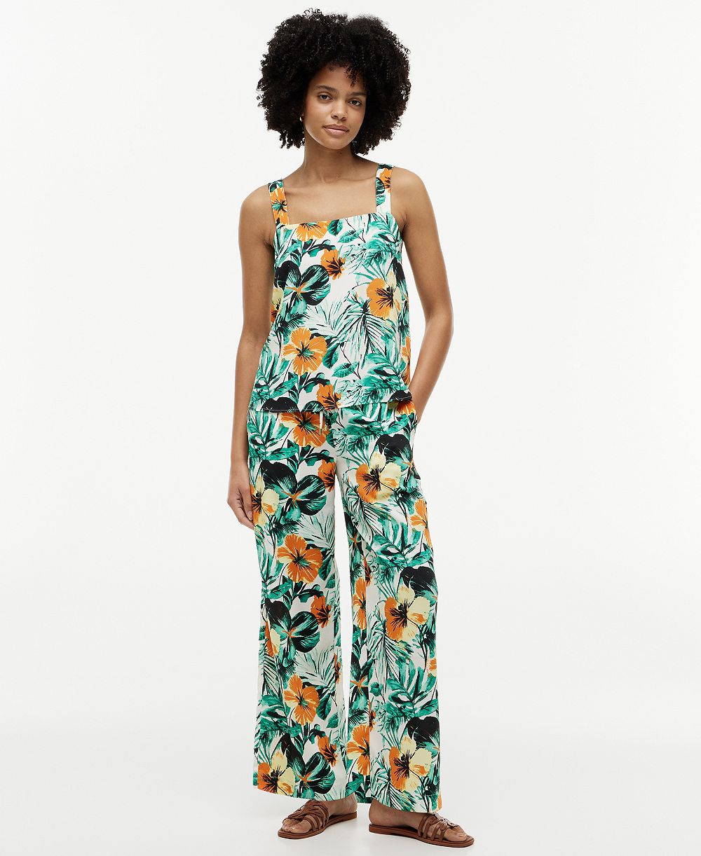 Tommy Hilfiger Women's Printed Pull-On Pants