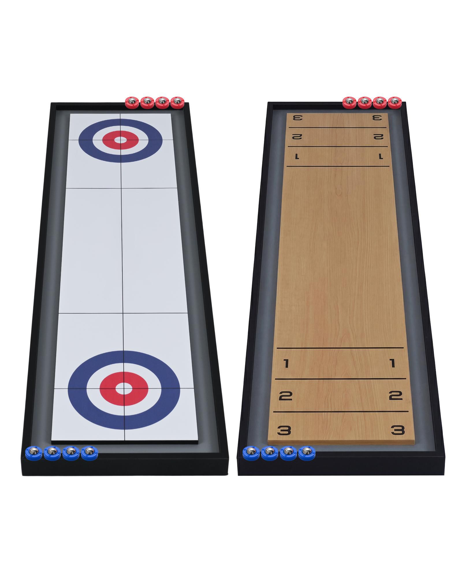 Настольная игра Slickblue 2-in-1 Shuffleboard and Curling