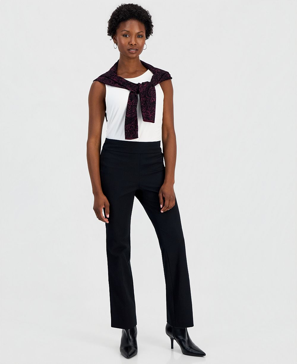 Брюки Petite I.N.C. International Concepts Pull-On Bi-Stretch Bootcut