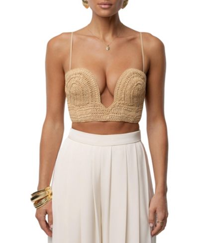 JLUXLABEL Women's Sail Away Texture Bustier