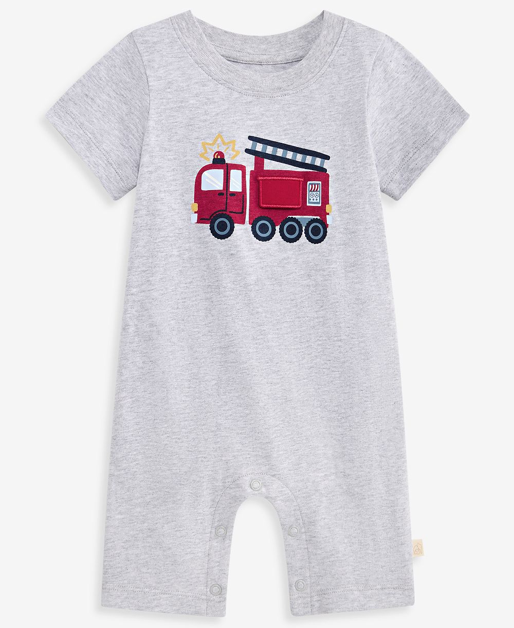 First Impressions Детский хлопковый комбинезон Firetruck для мальчиков 0M-24M, эксклюзив Macy's