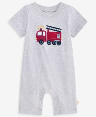 First Impressions Детский хлопковый комбинезон Firetruck для мальчиков 0M-24M, эксклюзив Macy's