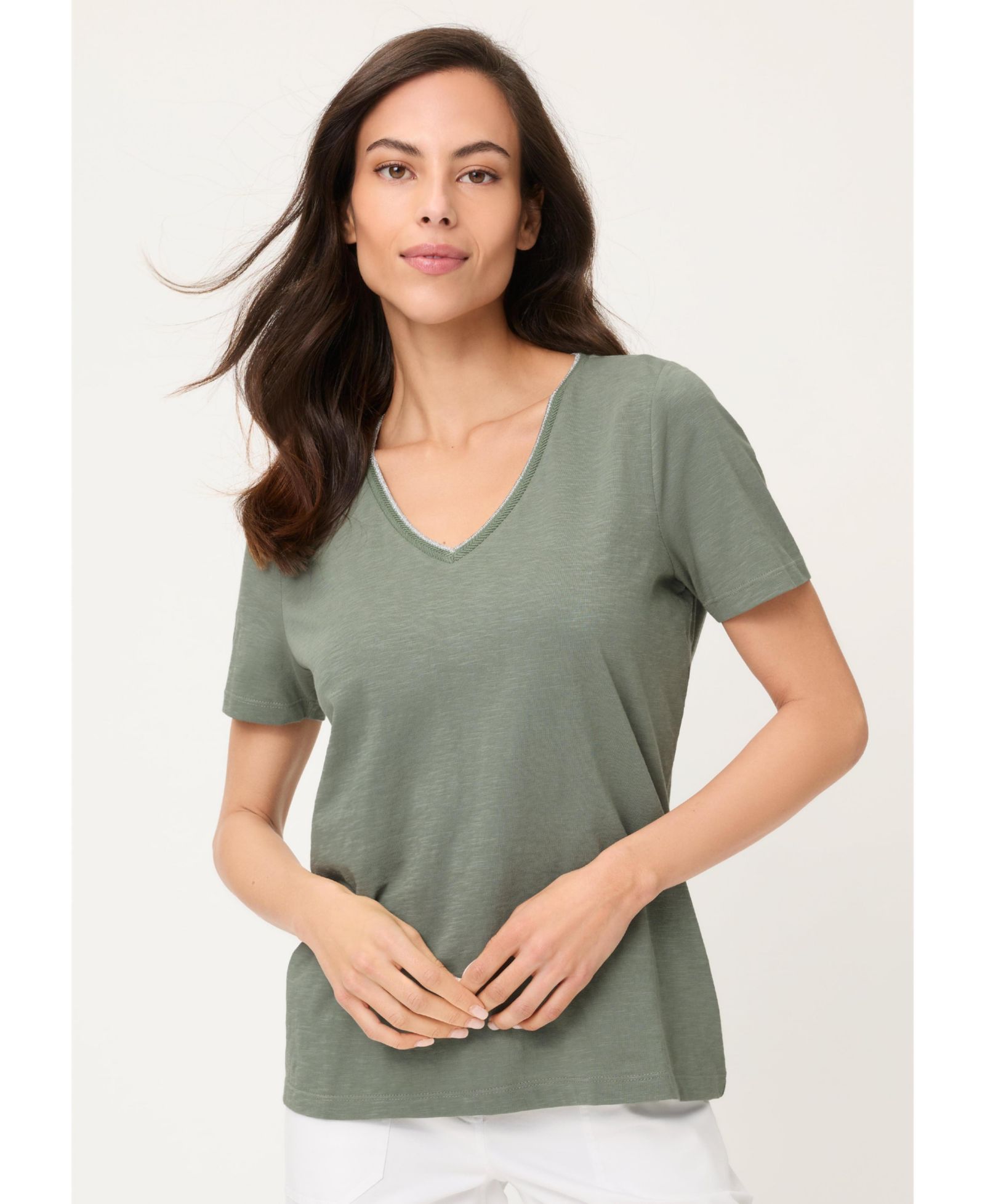 Olsen Women's V-Neck T-Shirt