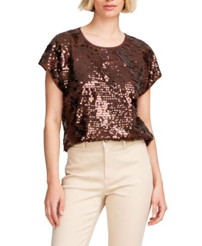 Женская футболка ELLE Collection Sequin Tee