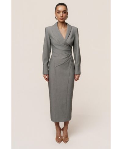 JLUXLABEL Women's Manifest Blazer Midi Dress