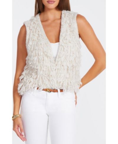 Bishop + Young Women's Bishop + Young Miranda Fringe Sweater Vest
