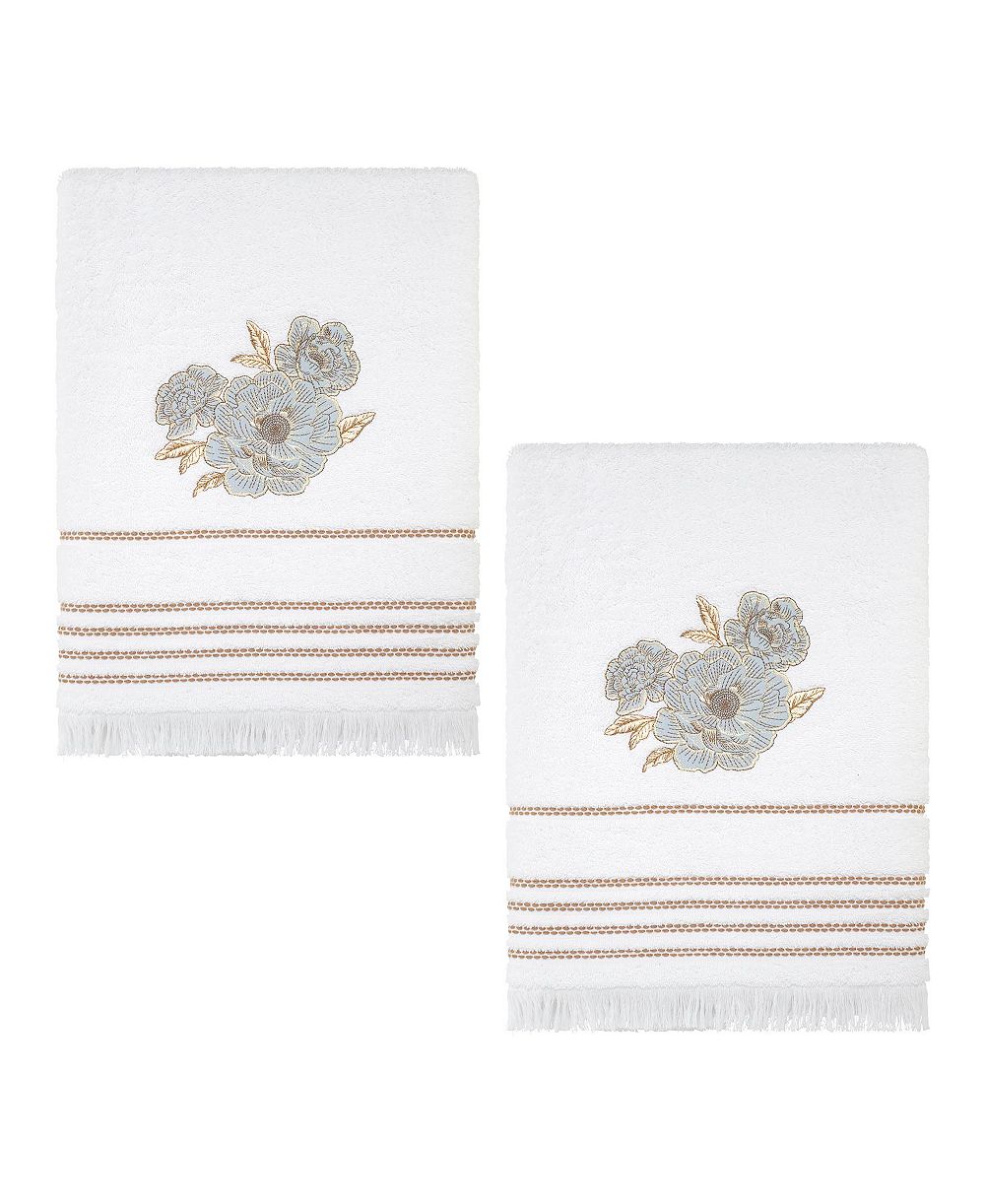Nicole Miller Camille 2-Pack Cotton Bath Towel Set