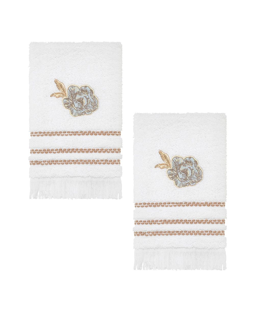 Nicole Miller Camille 2-Pack Cotton Fingertip Towel Set
