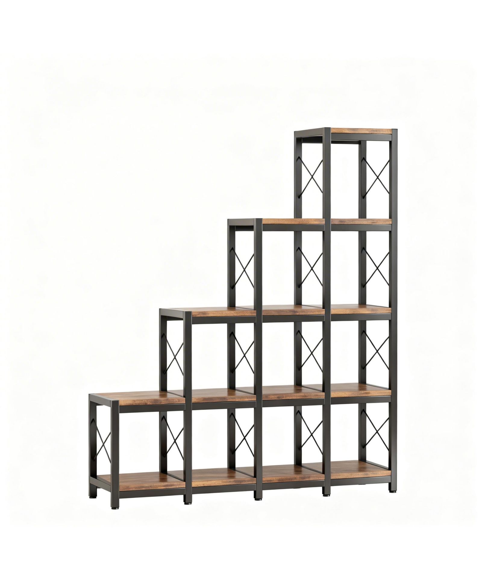 Стеллаж-лестница Yigii Industrial Vintage Book Storage Display Shelf Organizer