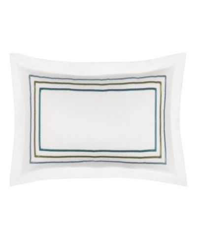 J. Queen Cottage Meadow Embroidered Boudoir Decorative Pillow, 12" x 24"