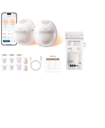 Портативный молокоотсос eufy Security E20 с мешком для хранения молока (120 Pieces)