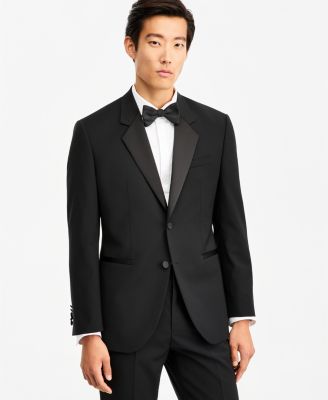 Men's Modern-Fit Wool Blend Super Flex Stretch Tuxedo Jacket
