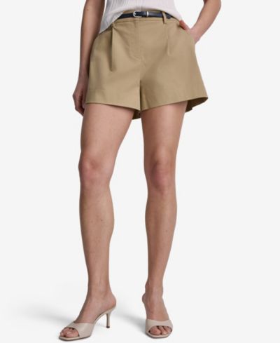 Шорты BCBG Women's Seamed Belted High-Rise