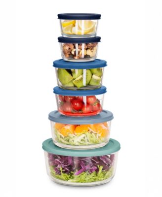 Art & Cook 12-Piece Glass Food Storage Set