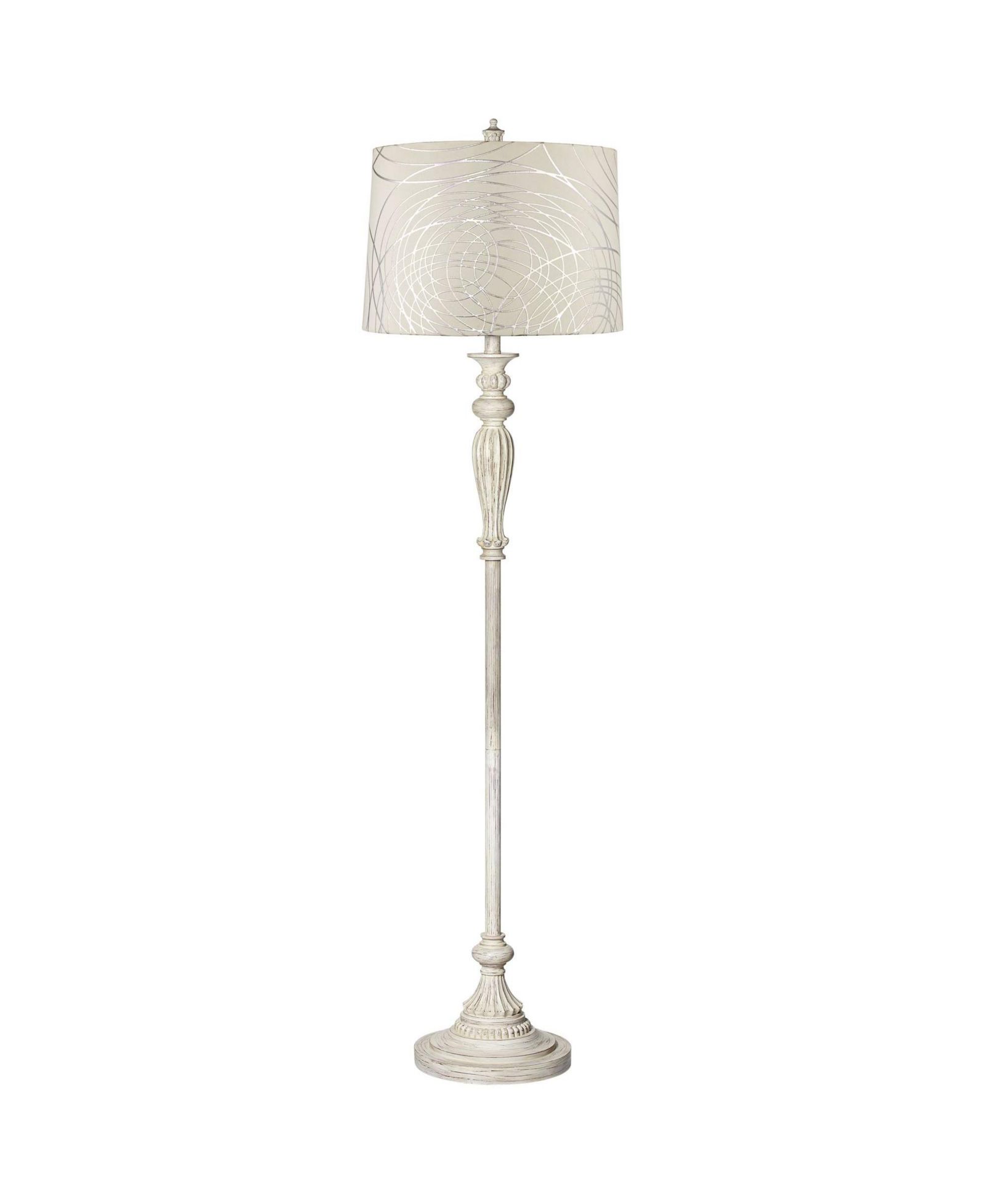 Торшер 360 Lighting Vintage Shabby Chic, античный белый
