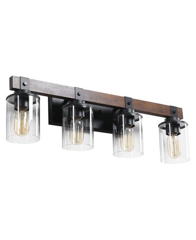 Настенное освещение BUSDAYS Modern Farmhouse 4-Light Vanity Light, 27" Industrial Wall Sconce