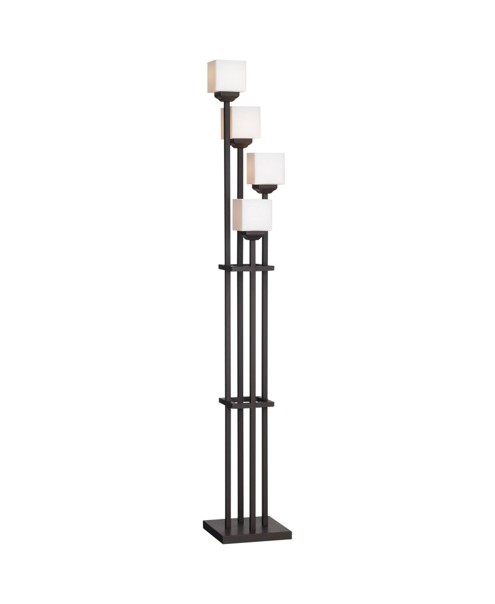 Franklin Iron Works Light Tree Rustic Mission 72 1/2" Tall Floor Lamp with Smart Socket