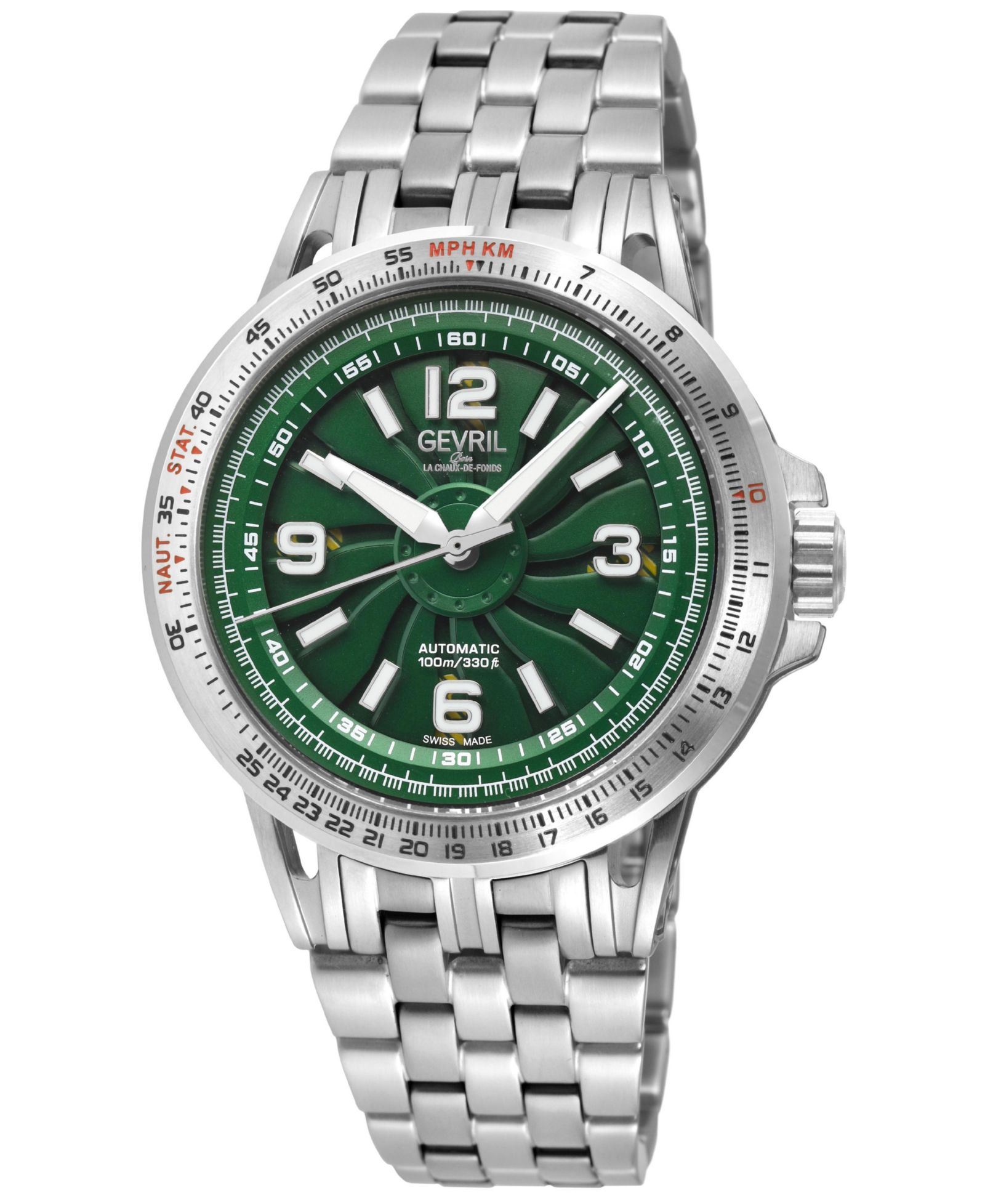 Часы Gevril Men's Wind master Swiss Automatic