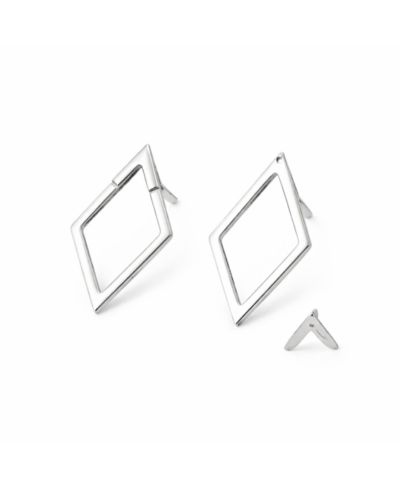 Серьги Rebl Jewelry Open Diamond Chevron