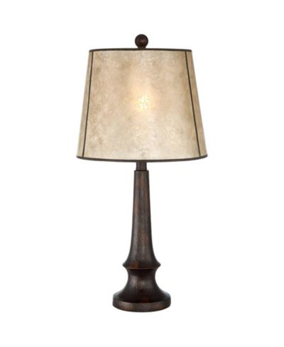 Franklin Iron Works Naomi Industrial Rustic Table Lamp 25"