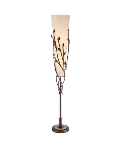 Напольный торшер Franklin Iron Works Folia Industrial Rustic, 66" с умной розеткой