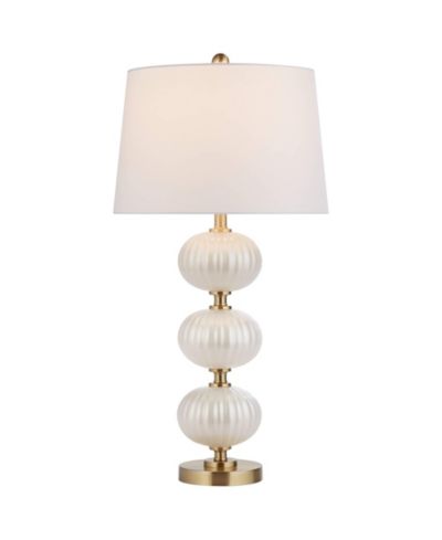 Possini Euro Design настольная лампа Grace, жемчужное стекло, 30" высота, с диммером