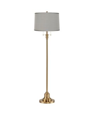 Напольный торшер 360 Lighting Dyna Traditional 58" Tall, античная латунь