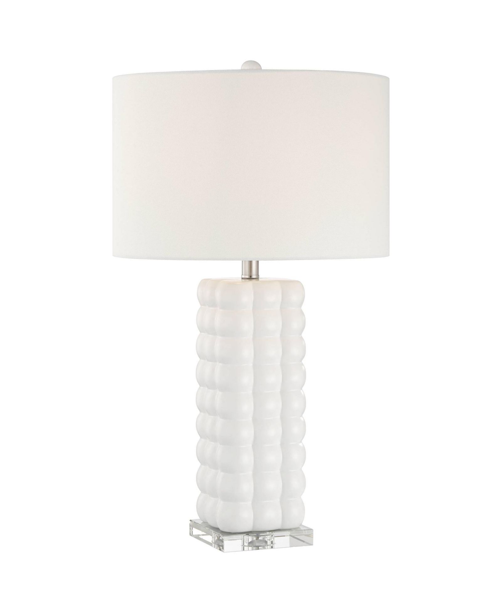 360 Lighting Norma 28" High Textured Bubble Ceramic Table Lamp with Dimmer