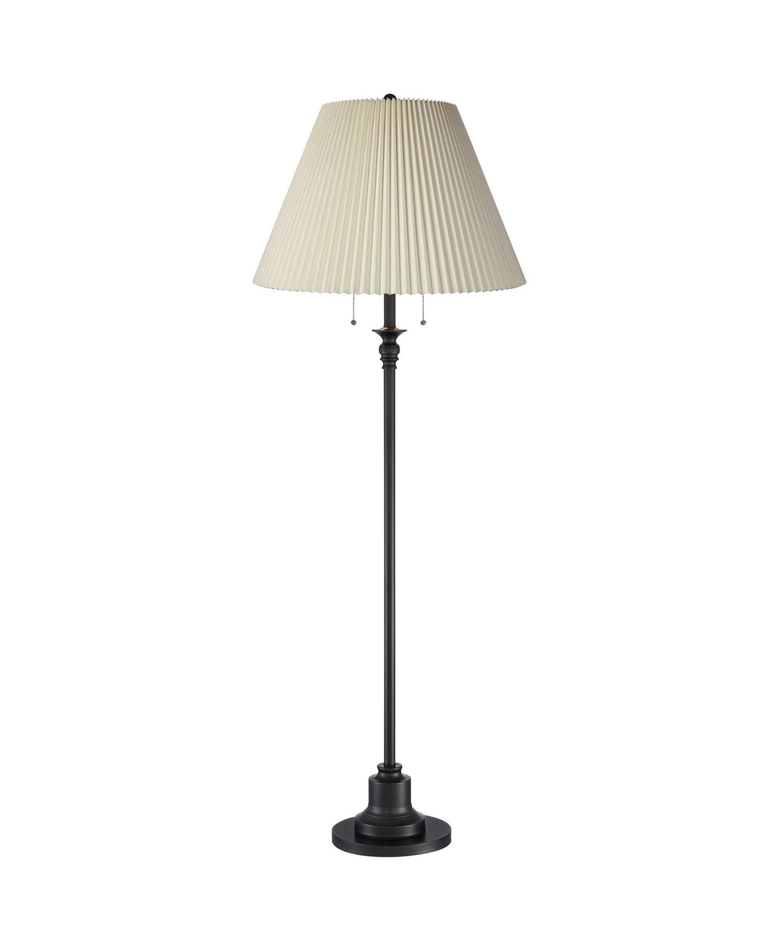 Торшер 360 Lighting Spenser Retro Art Deco, 58", с плиссированным абажуром
