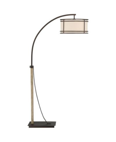 Напольный торшер Franklin Iron Works Industrial Rustic Farmhouse Arc с USB, 71 1/2" Tall