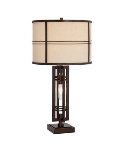 Franklin Iron Works Elias Modern Industrial Table Lamp 28" Tall